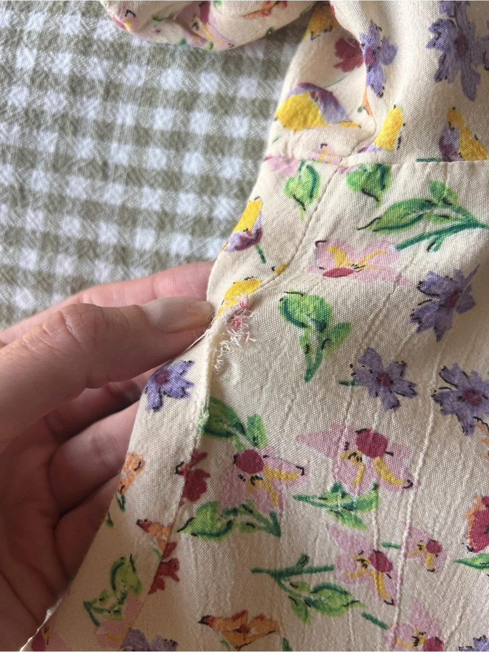 Zara Floral Puff Sleeve Blouse